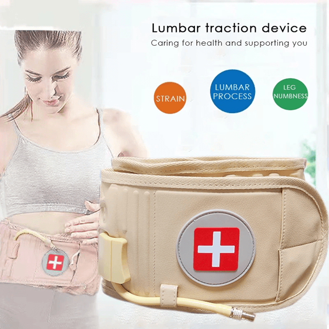 Inflatable Lumbar Traction Belt For Back Pain Relief And Spine Support 1