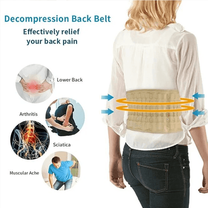 Inflatable Lumbar Traction Belt For Back Pain Relief And Spine Support 3