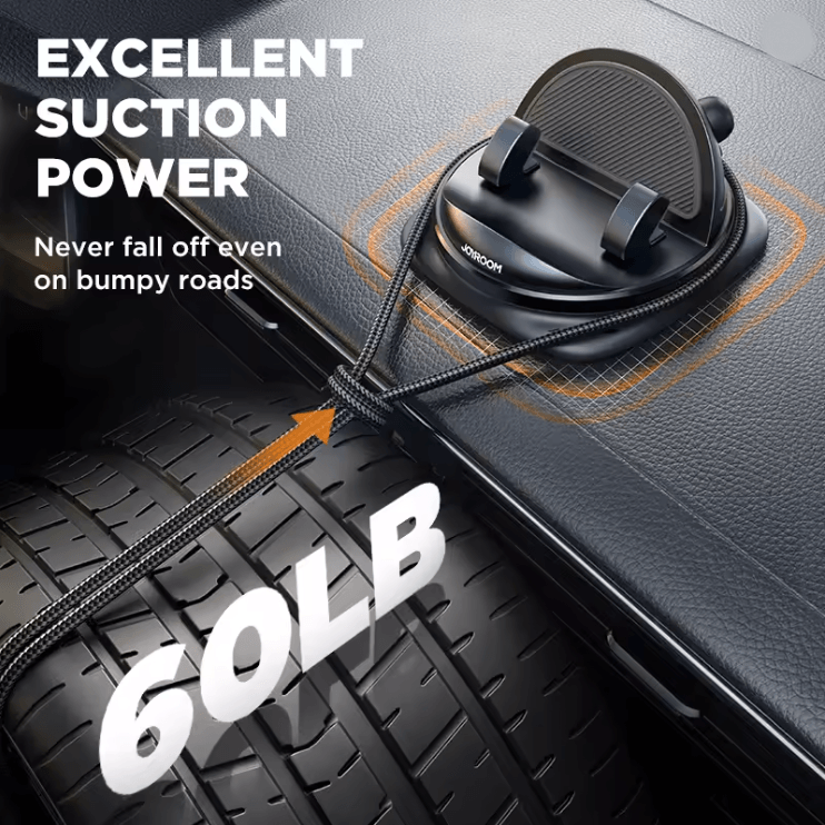 Dashboard Car Phone Holder With 360 Degree Rotation And Non Slip Silicone Mount 2