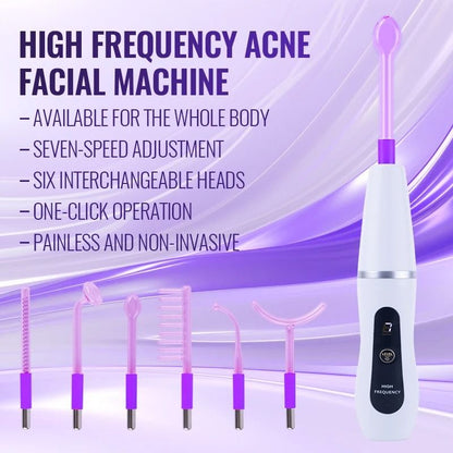 Dual Mode High Frequency Wand For Skin Care And Acne Treatment 3