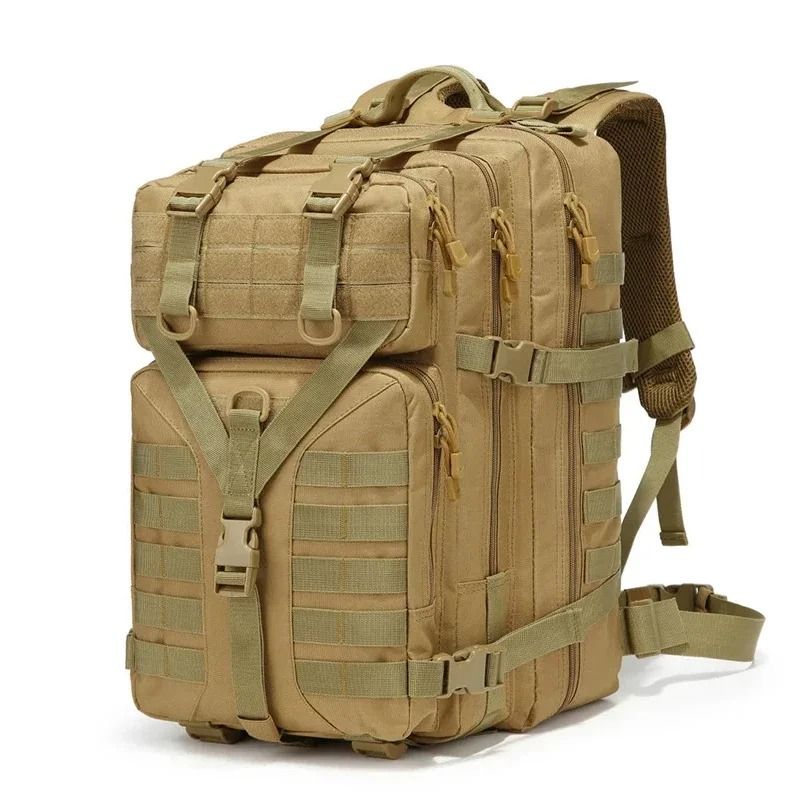 Mens Tactical Backpack 50L Outdoor Hiking Camping Bag 3