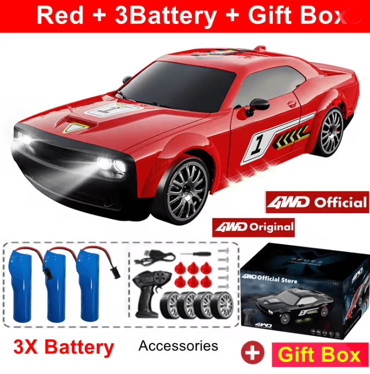 4WD Super Drift RC Car With Remote Control Racing Truck Design 9