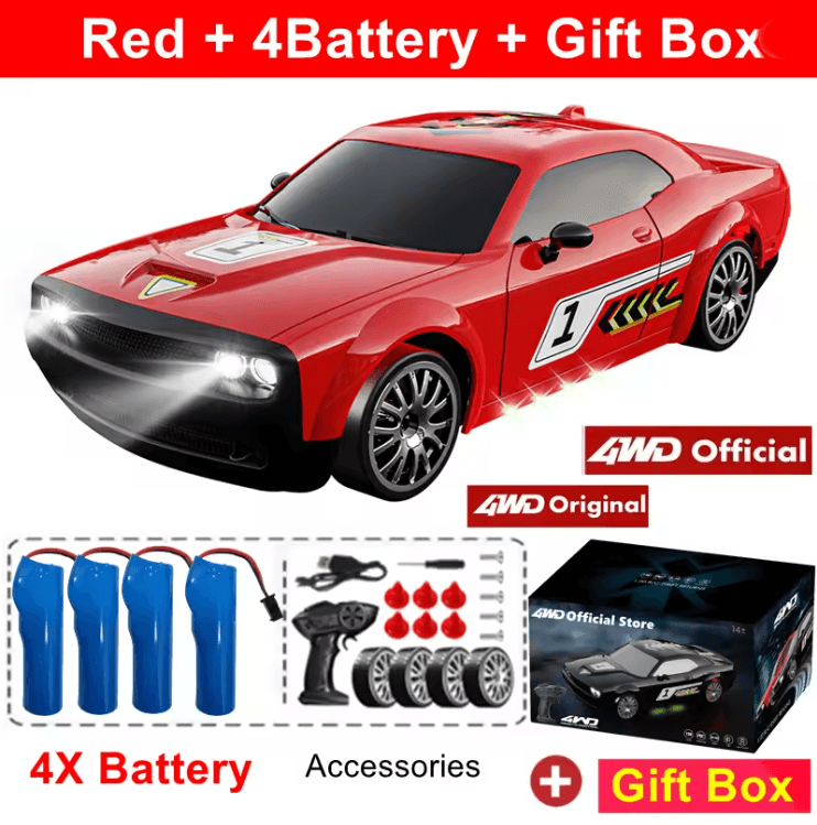 4WD Super Drift RC Car With Remote Control Racing Truck Design 10