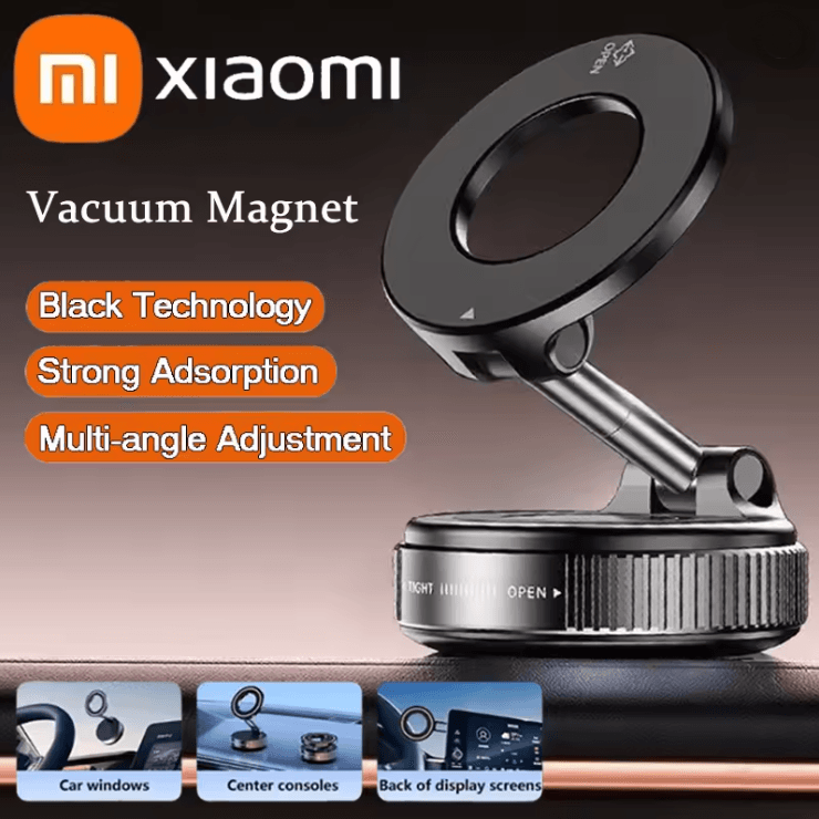 Xiaomi Magnetic Car Phone Holder Foldable Dashboard Mount for Navigation and Hands Free Use