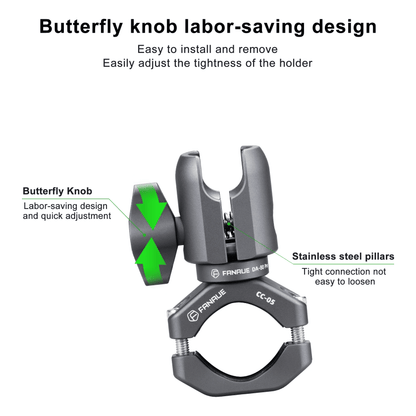 Motorcycle Phone Holder Extension Mount With Anti Theft Design 5