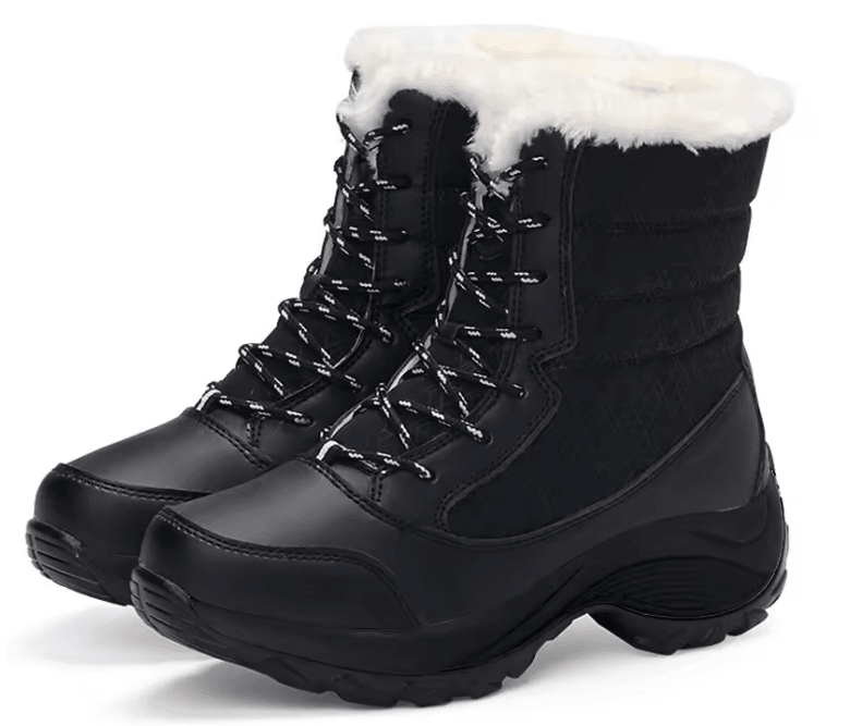 Womens Waterproof Winter Snow Boots With Fur Lining 3