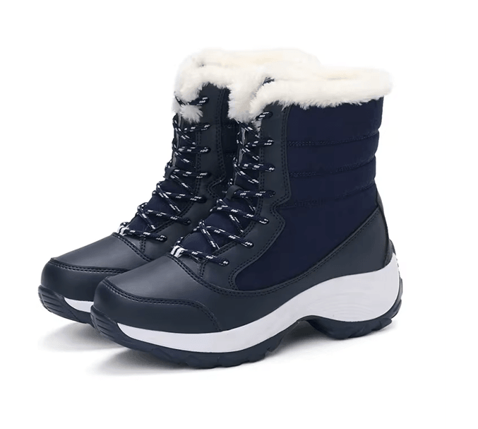 Womens Waterproof Winter Snow Boots With Fur Lining 5