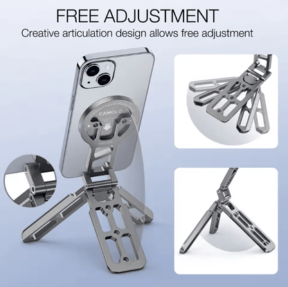 Magnetic Magsafe Phone Tripod With Cold Shoe Mount 1