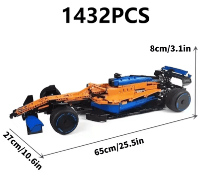 F1 Racing Car Building Blocks Model Kit For Adults 4