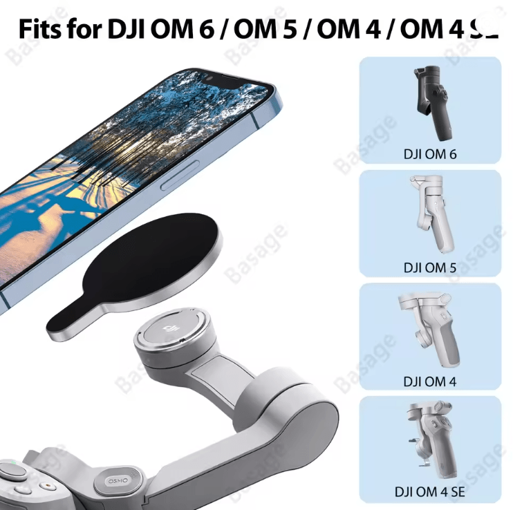 Magnetic Phone Adapter Mount For DJI Osmo Gimbals With Quick Release 1