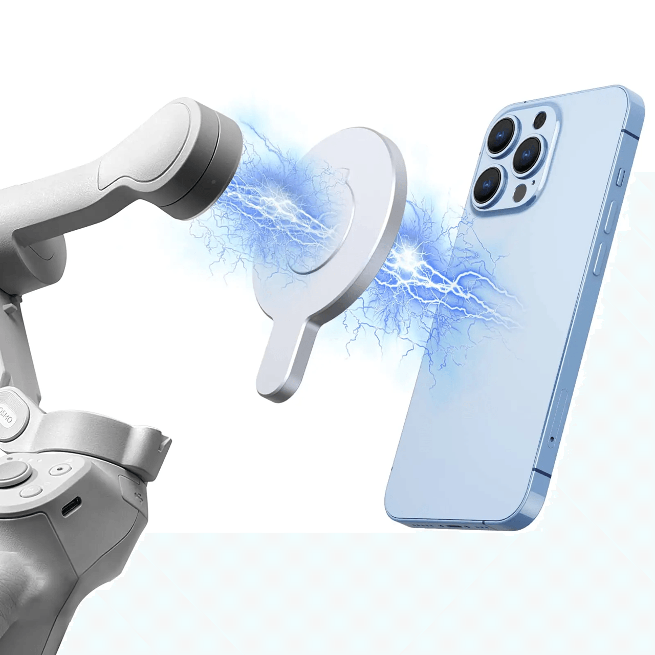 Magnetic Phone Adapter Mount For DJI Osmo Gimbals With Quick Release 3