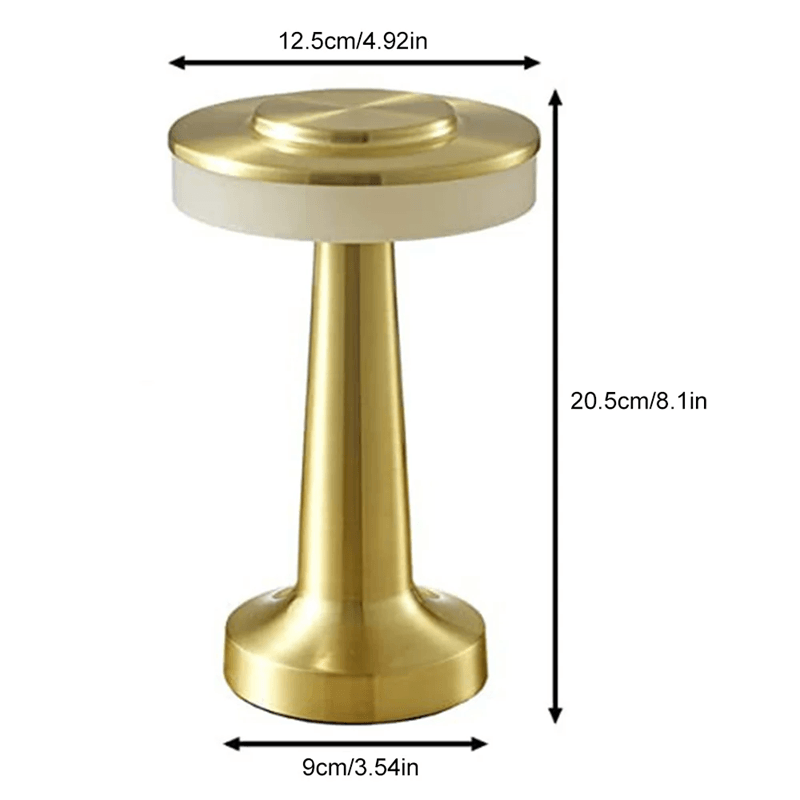 Retro LED Table Lamp USB Rechargeable Dimmable Night Light 5
