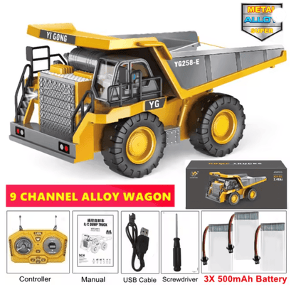 4WD Remote Control Excavator And Construction Truck Toy 8