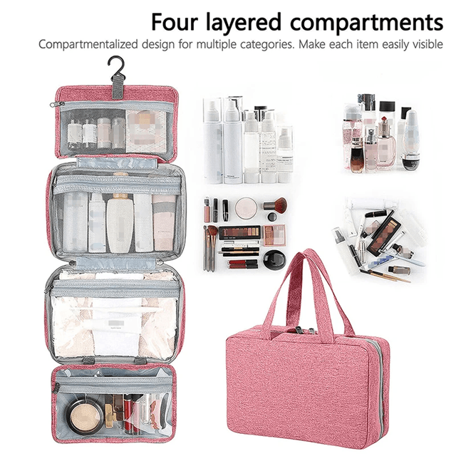 Waterproof Hanging Toiletry Bag Large Travel Organizer 4