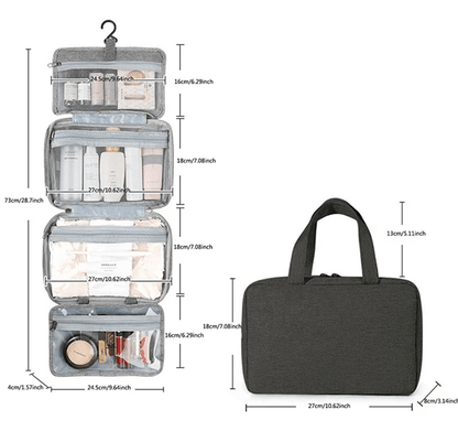 Waterproof Hanging Toiletry Bag Large Travel Organizer 7