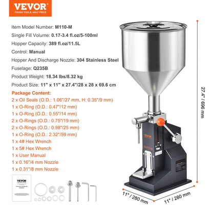 Manual Liquid Filling Machine With Adjustable Hopper  Precision Paste  Bottle Filler For Water Sham 7