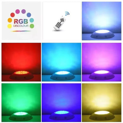 RGB LED Pool Light 12V  Waterproof IP68 Underwater Swimming Lamp For Pools Fountains And Outdoor De 3