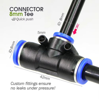 Garden Misting And Watering System Kit With Adjustable Nozzles And SelfPriming Pump  Outdoor Coolin 2