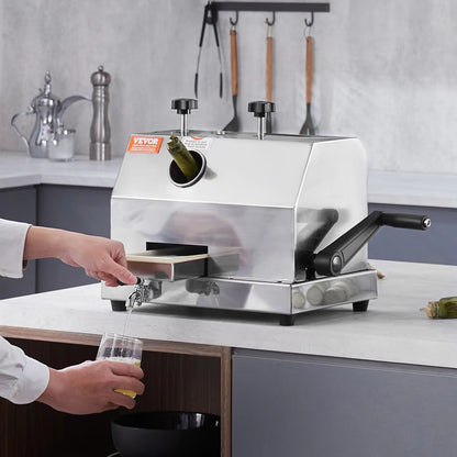 Commercial Sugar Cane Juicer Machine  High Output Stainless Steel Sugarcane Extractor With 3 Roller 1