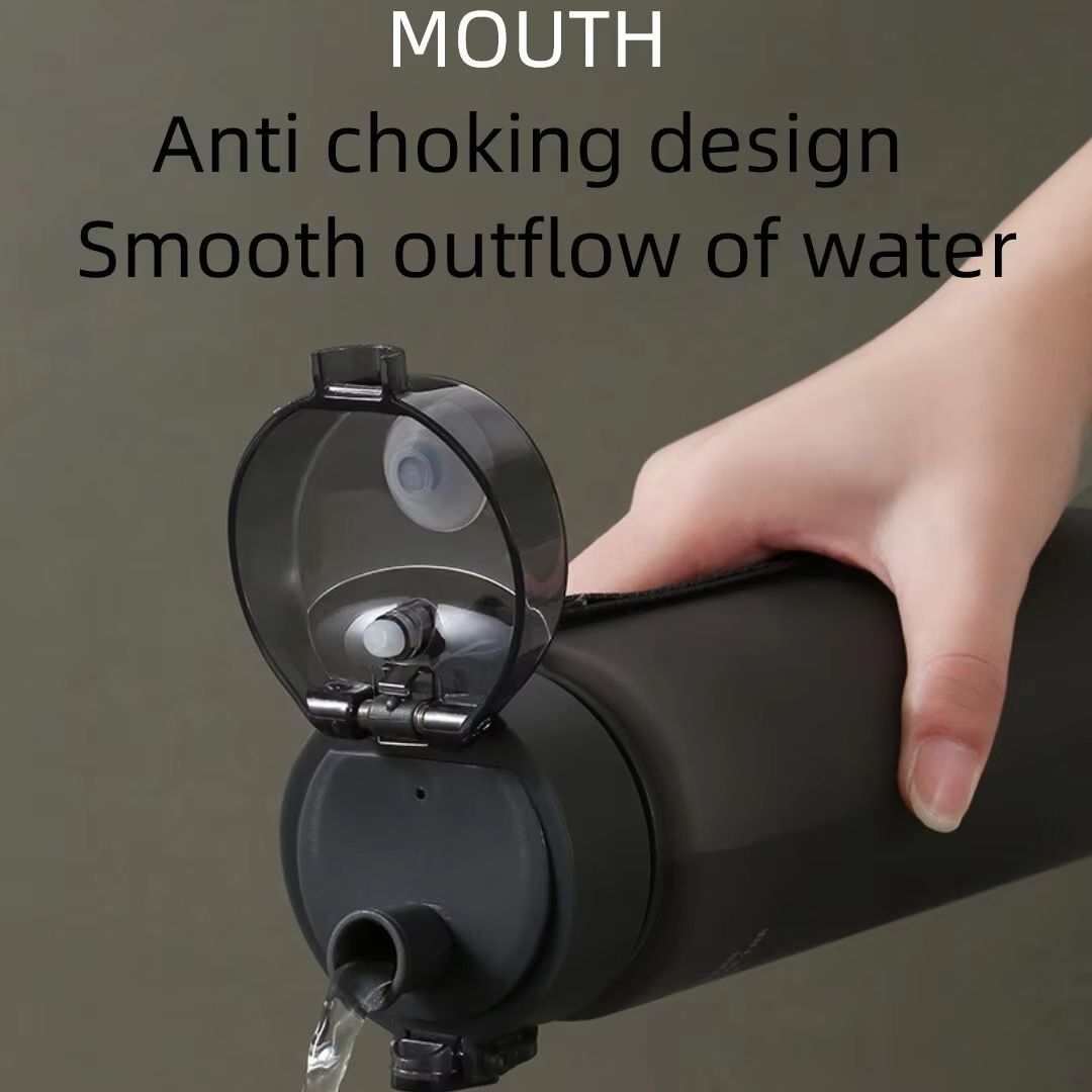 BPAFree Leak Proof Sports Water Bottle  Portable Travel  Hiking Drink Bottle 400ml  560ml 5