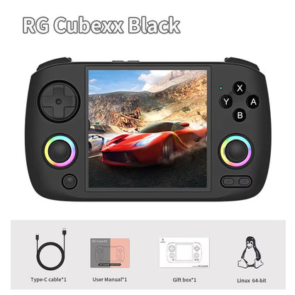 ANBERNIC RG Cubexx Retro Handheld Game Console  395 IPS Screen Linux 64Bit WiFi  Bluetooth Gaming S 8
