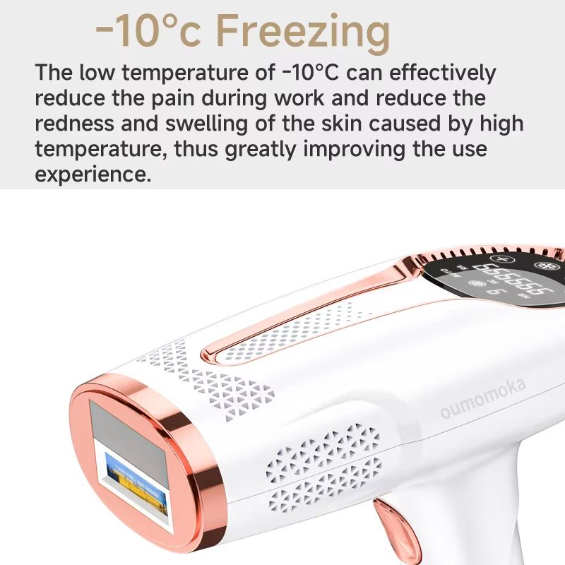 Permanent IPL Hair Removal Device  AtHome Laser Epilator For Women  Men With Facial And Body Use 2