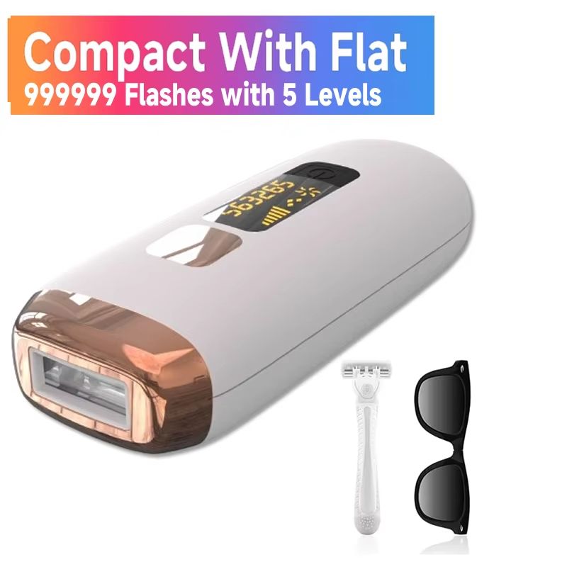 Permanent IPL Hair Removal Device  AtHome Laser Epilator For Women  Men With Facial And Body Use 8