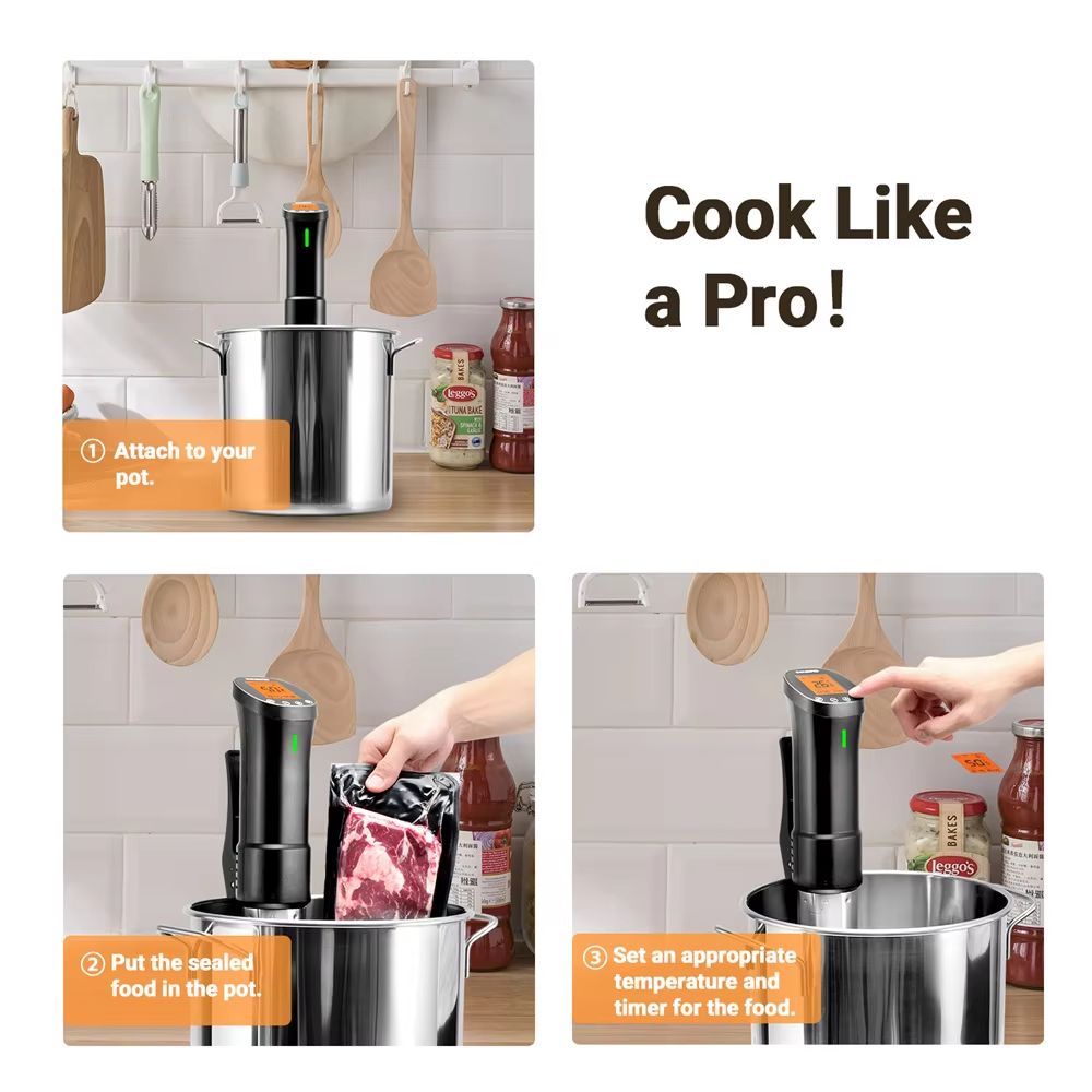 INKBIRD ISV200W WiFi Sous Vide Cooker  Precision Immersion Circulator With Stainless Steel Componen 5