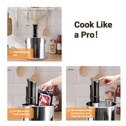 INKBIRD ISV200W WiFi Sous Vide Cooker  Precision Immersion Circulator With Stainless Steel Componen 5