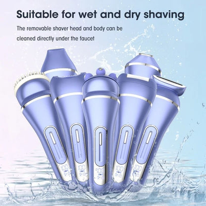 Resuxi 227 Women 7 In 1 Multifunction Epilator Shaver Bikini Legs Underarm Trimmer 2