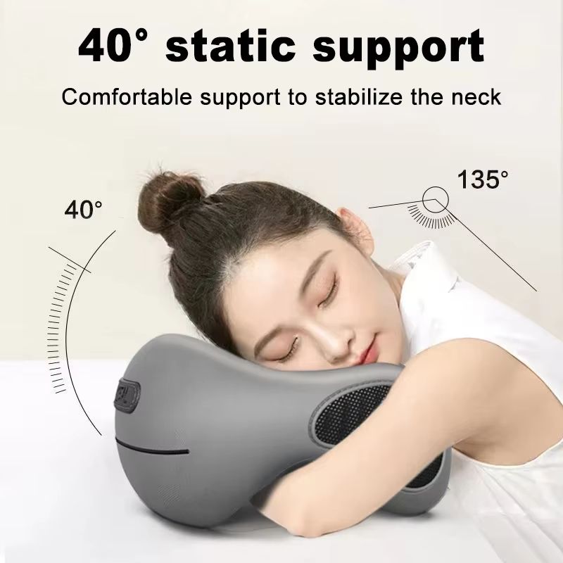 UShaped Memory Foam Travel Neck Pillow  Slow Rebound Soft Cushion For Sleeping Cervical Support  Re 1