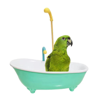 Automatic Bird Bath For Parrots  Intelligent Cage Shower With Cute Plastic Design For Healthy Groom 4