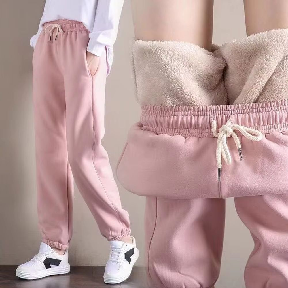 Women's Winter Warm Fleece Leggings – Thick Plus Size Casual Pants for Cold Weather Comfort