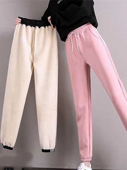 Womens Winter Warm Fleece Leggings  Thick Plus Size Casual Pants For Cold Weather Comfort 11