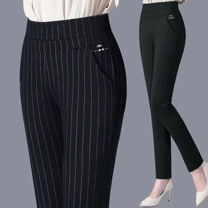Womens Winter Warm Pencil Pants  FleeceLined Skinny Trousers For Cold Weather Comfort  Style 4