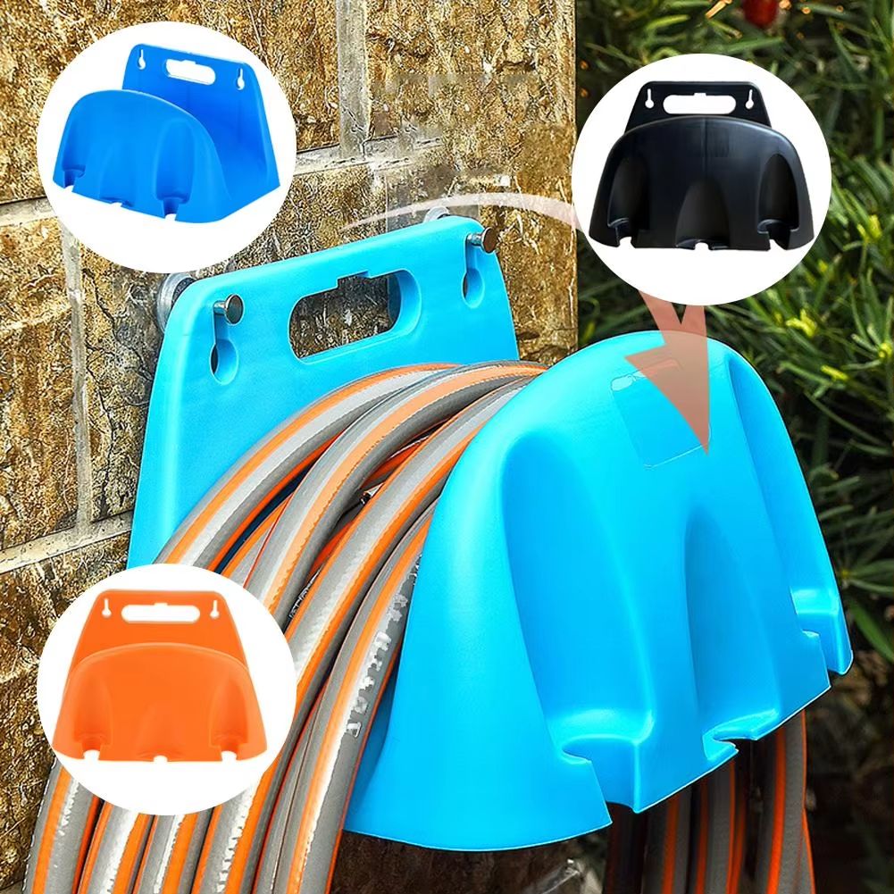WallMounted Garden Hose Holder  Durable Plastic Irrigation Pipe Organizer And Storage Rack 1