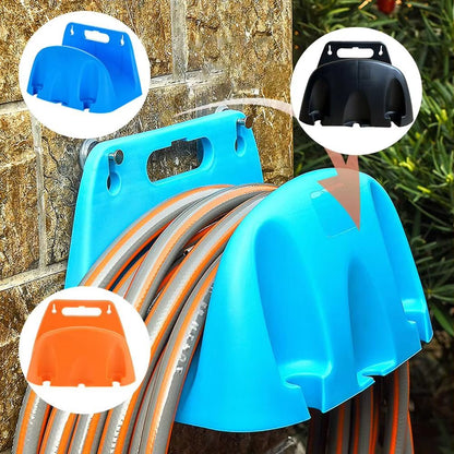WallMounted Garden Hose Holder  Durable Plastic Irrigation Pipe Organizer And Storage Rack 1
