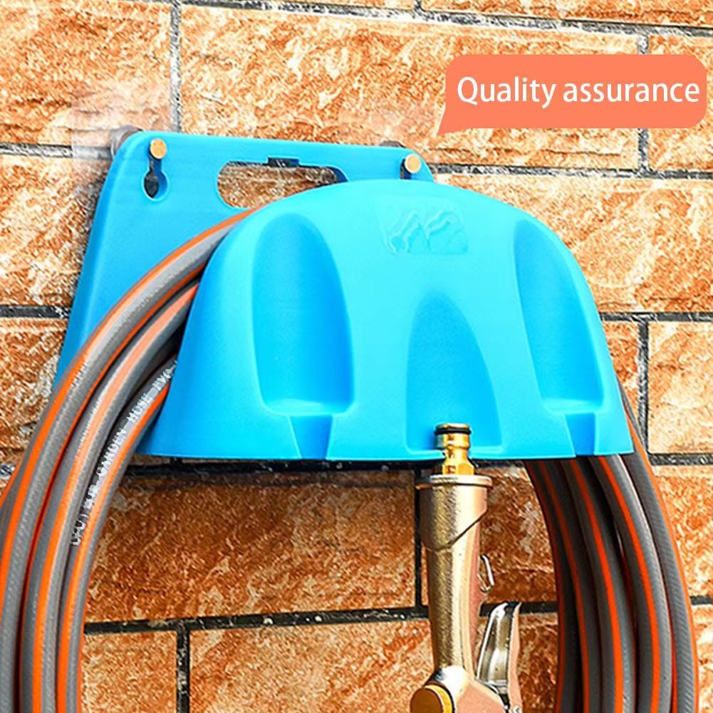 WallMounted Garden Hose Holder  Durable Plastic Irrigation Pipe Organizer And Storage Rack 4