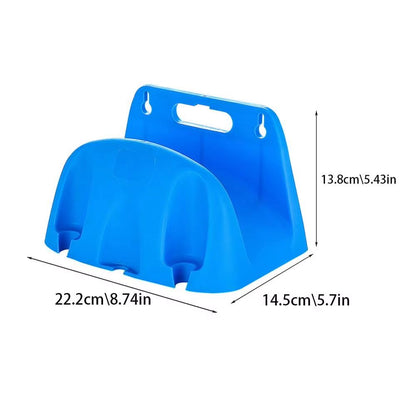 WallMounted Garden Hose Holder  Durable Plastic Irrigation Pipe Organizer And Storage Rack 5