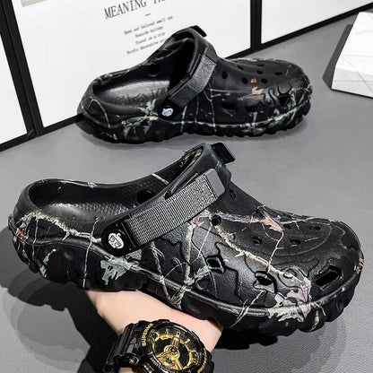 Mens Summer Sandals And Slippers  Lightweight Outdoor Clogs Garden Flats  Casual Platform Shoes 1