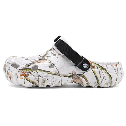 Mens Summer Sandals And Slippers  Lightweight Outdoor Clogs Garden Flats  Casual Platform Shoes 8