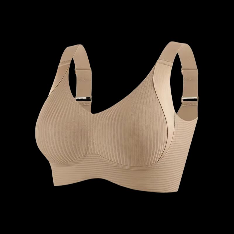 Plus Size Seamless Bra – Wireless Comfort Bra with Lift, Wide Straps & Breathable Support for Women
