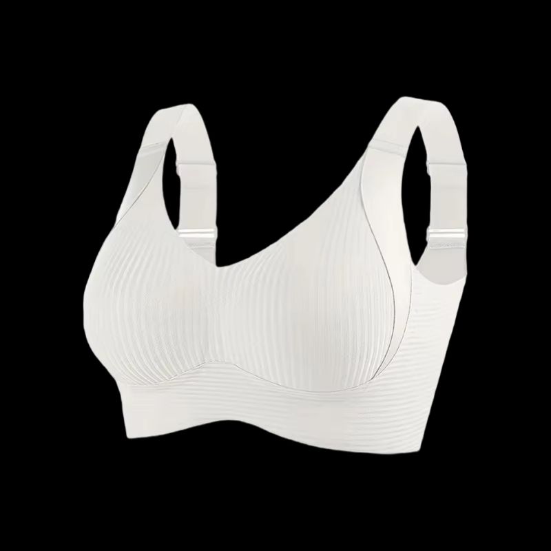 Plus Size Seamless Bra  Wireless Comfort Bra With Lift Wide Straps  Breathable Support For Women 2