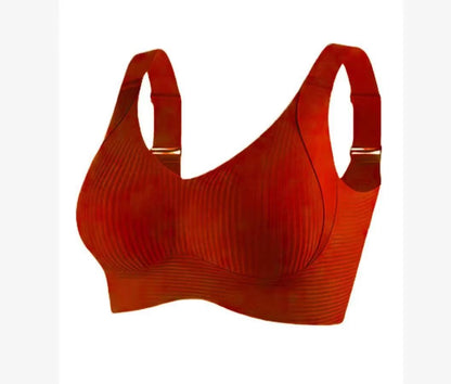 Plus Size Seamless Bra  Wireless Comfort Bra With Lift Wide Straps  Breathable Support For Women 5