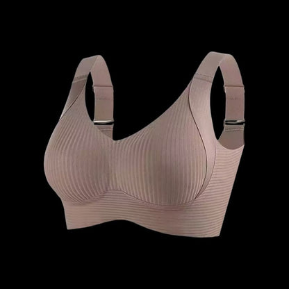 Plus Size Seamless Bra  Wireless Comfort Bra With Lift Wide Straps  Breathable Support For Women 8