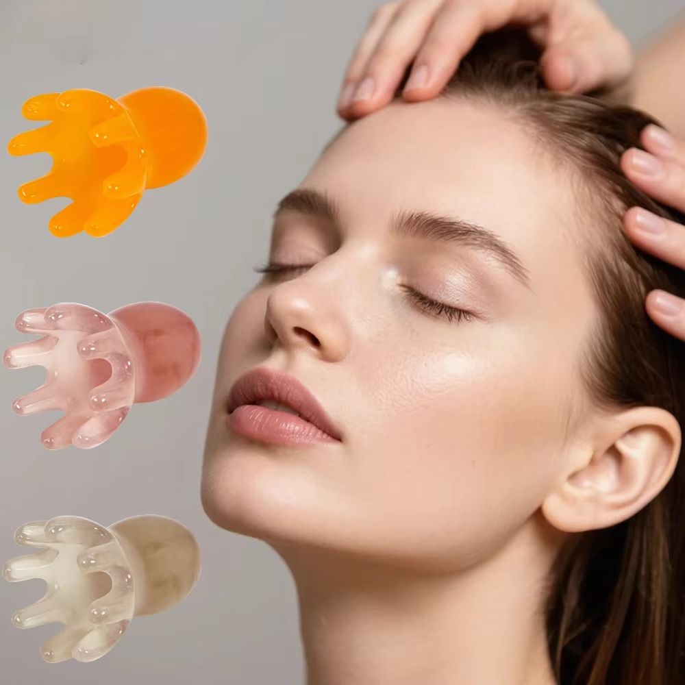 Resin Octopus Comb  Scalp Massager  Hair Care Tool For Relaxation Gua Sha And Acupuncture Spa 1