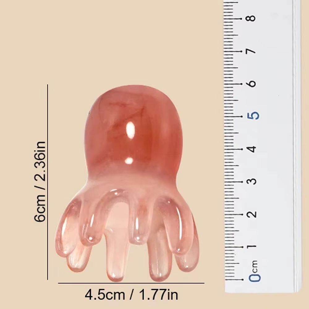 Resin Octopus Comb  Scalp Massager  Hair Care Tool For Relaxation Gua Sha And Acupuncture Spa 5