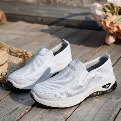Elegant Comfort Womens Casual Sneakers  Soft Sole Solid Color Everyday Style 11