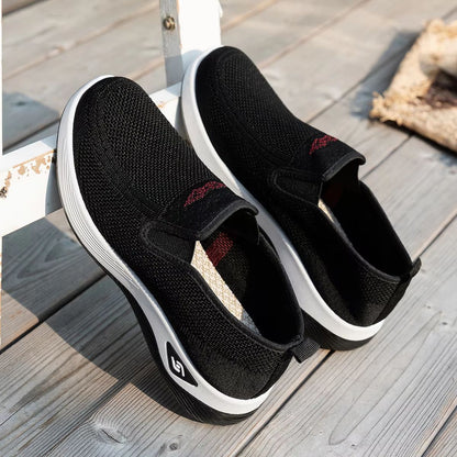 Elegant Comfort Womens Casual Sneakers  Soft Sole Solid Color Everyday Style 7