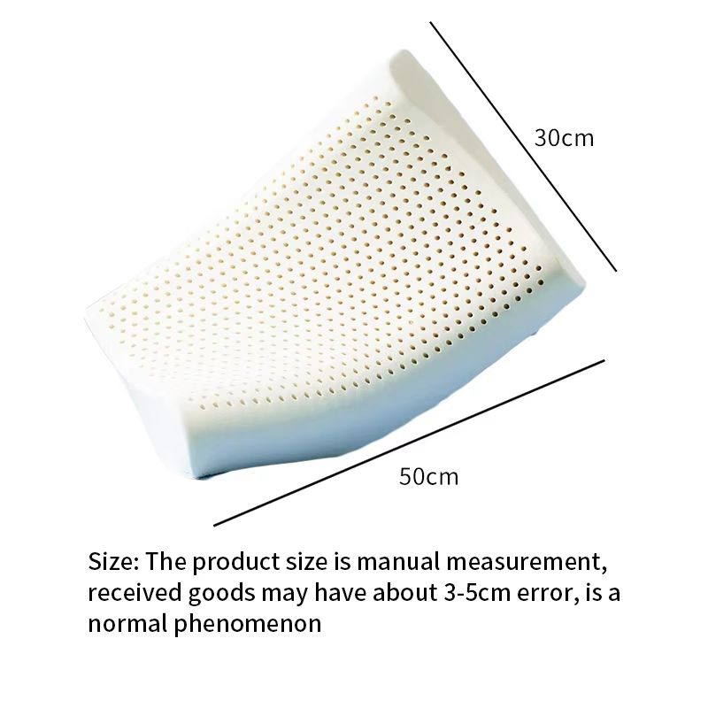 Thai Natural Latex Pillow  Orthopedic Cervical Memory Support For Restful Sleep 3